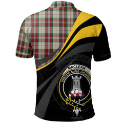 Clan MacLean Dress Tartan Polo Shirt - Royal Coat Of Arms Style AN73 MacLean Dress Tartan Tartan Polo