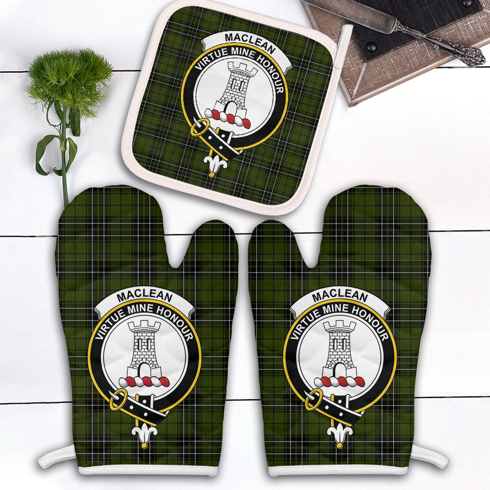 Clan MacLean Hunting Tartan Crest Oven Mitt And Pot Holder (2 Oven Mitts + 1 Pot Holder) XP98 Clan Borthwick Tartan Today