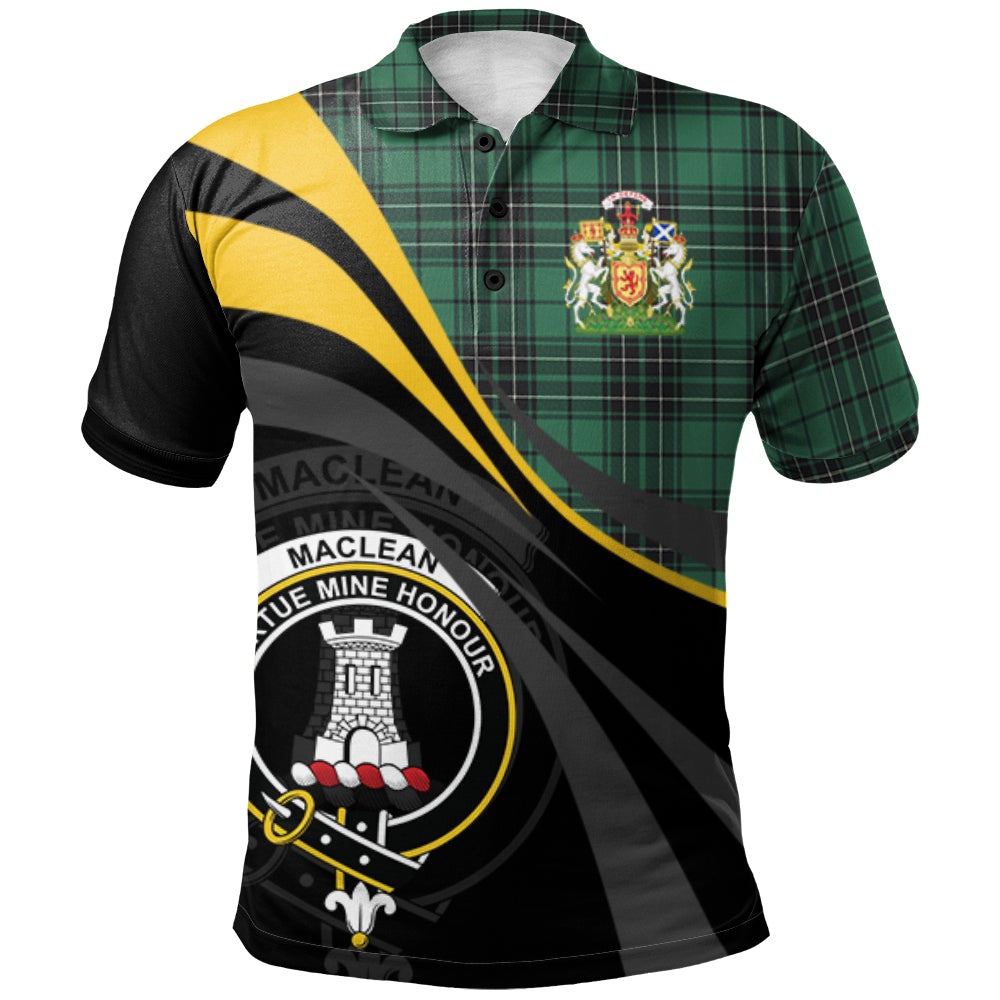 Clan MacLean Hunting Ancient Tartan Polo Shirt - Royal Coat Of Arms Style QD93 MacLean Hunting Ancient Tartan Tartan Polo