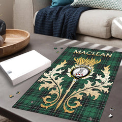 Clan MacLean Hunting Ancient Tartan Crest Thistle Jigsaw Puzzles Gift For Family PQ82 Clan Borthwick Tartan Today