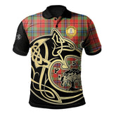 Clan MacLean of Duart Modern Tartan Polo Shirt Viking Wolf OX54 MacLean of Duart Modern Tartan Tartan Polo