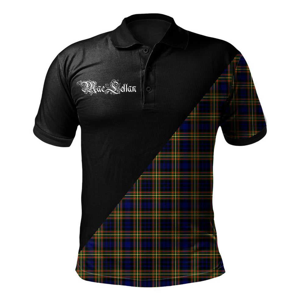 Clan MacLellan Modern Clan - Military Polo Shirt VW11 MacLellan Modern Tartan Tartan Polo