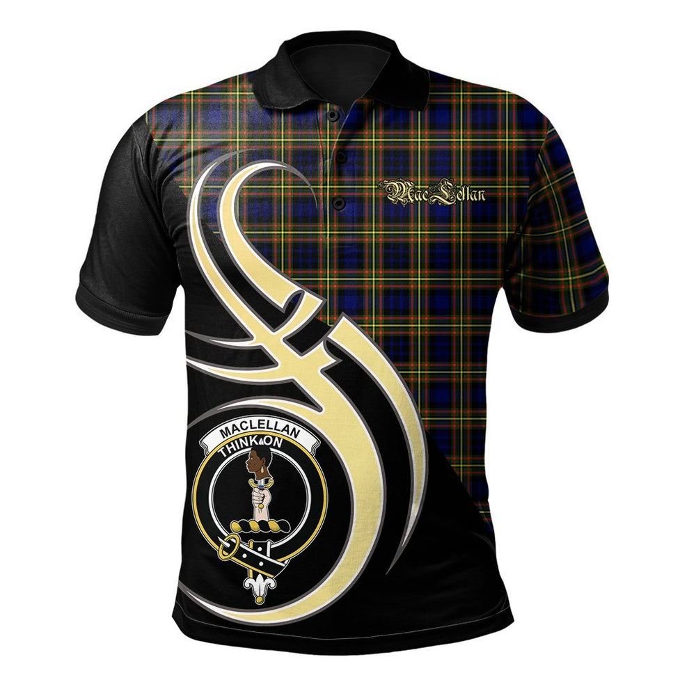 Clan MacLellan Modern Tartan Polo Shirt - Believe In Me Style JD83 MacLellan Modern Tartan Tartan Polo