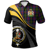 Clan MacLennan Tartan Polo Shirt - Royal Coat Of Arms Style HK54 MacLennan Tartan Tartan Polo