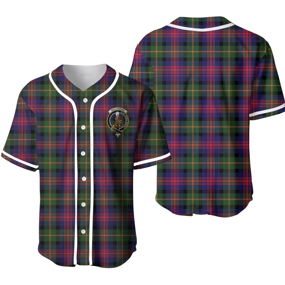 Clan MacLennan Tartan Unisex Baseball Jersey NP18LY98 Clan Hall Tartan Today