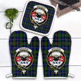 Clan MacLeod Of Harris Modern Tartan Crest Oven Mitt And Pot Holder (2 Oven Mitts + 1 Pot Holder) UW49 Clan Borthwick Tartan Today