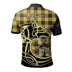 Clan MacLeod of Lewis Ancient Tartan Polo Shirt Viking Wolf XL74 MacLeod of Lewis Ancient Tartan Tartan Polo