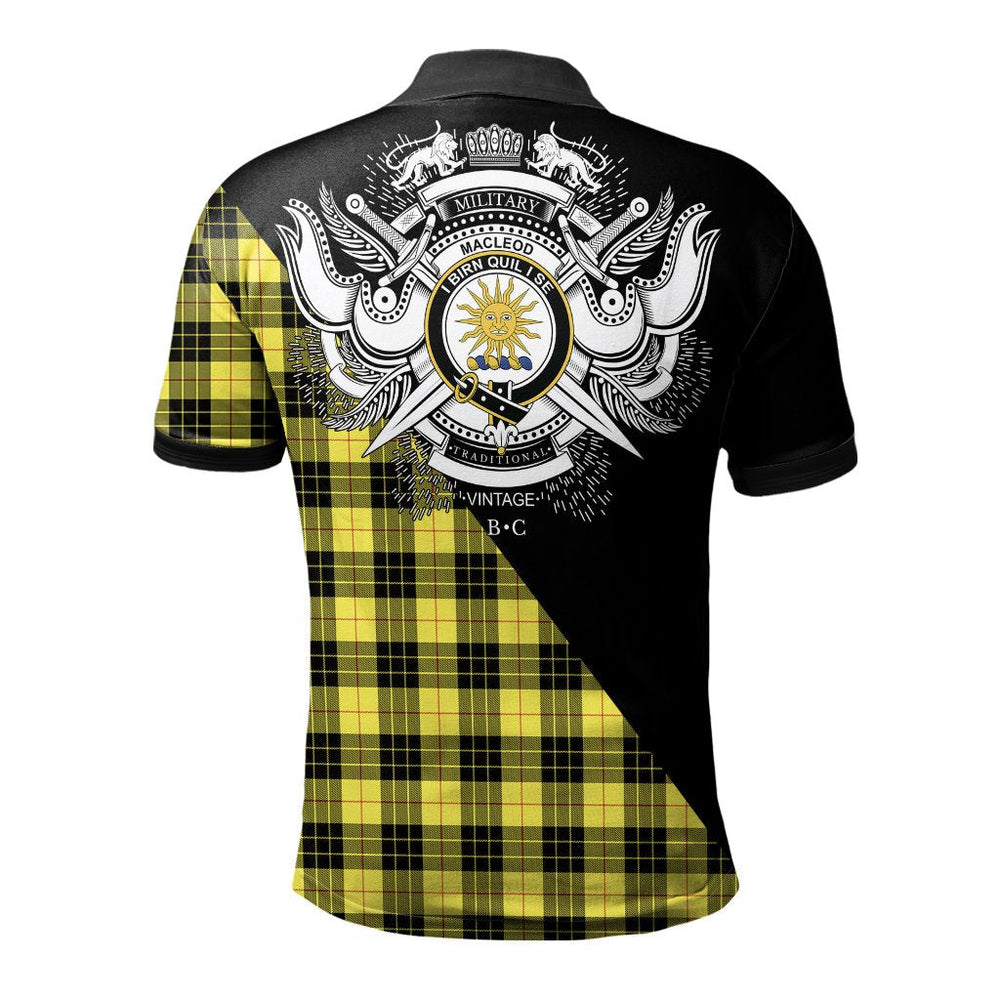 Clan MacLeod of Lewis Modern Clan - Military Polo Shirt FG28 MacLeod of Lewis Modern Tartan Tartan Polo