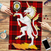 Clan MacLeod of Raasay Tartan Crest Unicorn Scotland Jigsaw Puzzles Gift For Family SJ17 Clan Borthwick Tartan Today