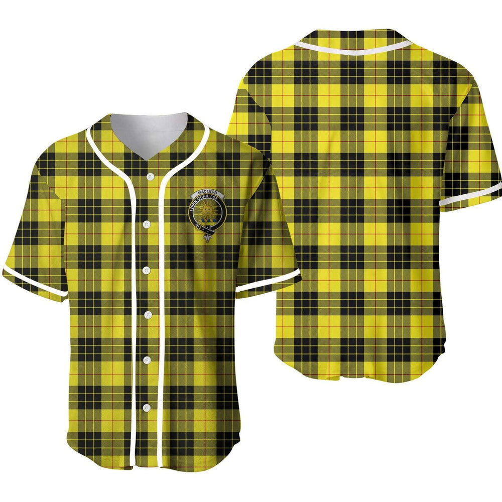 Clan MacLeod of Lewis Tartan Unisex Baseball Jersey YT80JK91 Clan Hall Tartan Today