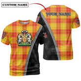 MacMillan Tartan Shirt with Scotland Coat of Arms & Custom Name LB65