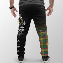 Clan MacMillan Old Ancient Tartan Crest Jogger Sweatpants Alba Celtic Style RO31 Clan MacMillan Tartan Today