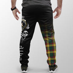 Clan MacMillan Old Modern Tartan Crest Jogger Sweatpants Alba Celtic Style NG38 Clan MacMillan Tartan Today