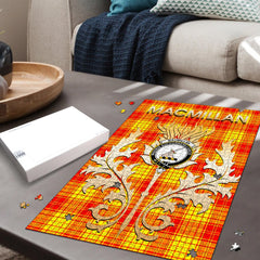 Clan MacMillan Tartan Crest Thistle Jigsaw Puzzles Gift For Family CY87 Clan MacMillan Tartan Today