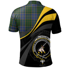 Clan MacMillan Hunting Tartan Polo Shirt - Royal Coat Of Arms Style TL68 MacMillan Hunting Tartan Tartan Polo