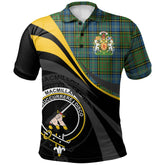 Clan MacMillan Hunting Ancient Tartan Polo Shirt - Royal Coat Of Arms Style MB19 MacMillan Hunting Ancient Tartan Tartan Polo