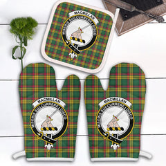 Clan MacMillan Old Ancient Tartan Crest Oven Mitt And Pot Holder (2 Oven Mitts + 1 Pot Holder) DA78 Clan MacMillan Tartan Today
