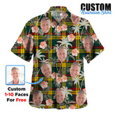 Clan MacMillan Old Modern Tartan Custom Face Hawaiian Shirt – Unisex Gift for Family Members, Summer Party DU11 MacMillan Old Modern Tartan Tartan Hawaii Shirt