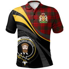 Clan MacNab Tartan Polo Shirt - Royal Coat Of Arms Style EI96 MacNab Tartan Tartan Polo