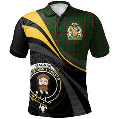 Clan MacNab Ancient 02 Tartan Polo Shirt - Royal Coat Of Arms Style AR39 MacNab Ancient 02 Tartan Tartan Polo