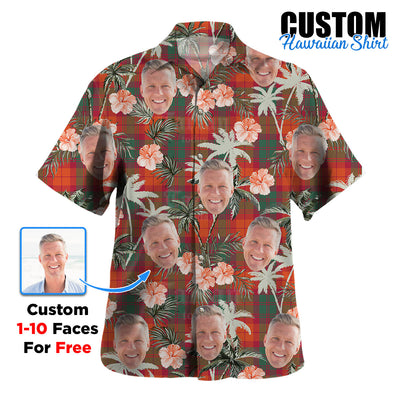Clan MacNab Ancient Tartan Custom Face Hawaiian Shirt – Unisex Gift for Family Members, Summer Party