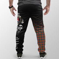 Clan MacNaughton Ancient Tartan Crest Jogger Sweatpants Alba Celtic Style KA89 Clan MacNaughton Tartan Today