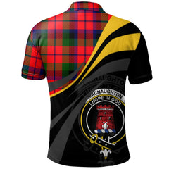 Clan MacNaughton (MacNaughten) Tartan Polo Shirt - Royal Coat Of Arms Style DP78 MacNaughton (MacNaughten) Tartan Tartan Polo