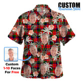 Clan MacNaughton Modern Tartan Custom Face Hawaiian Shirt – Unisex Gift for Family Members, Summer Party XF78 MacNaughton Modern Tartan Tartan Hawaii Shirt