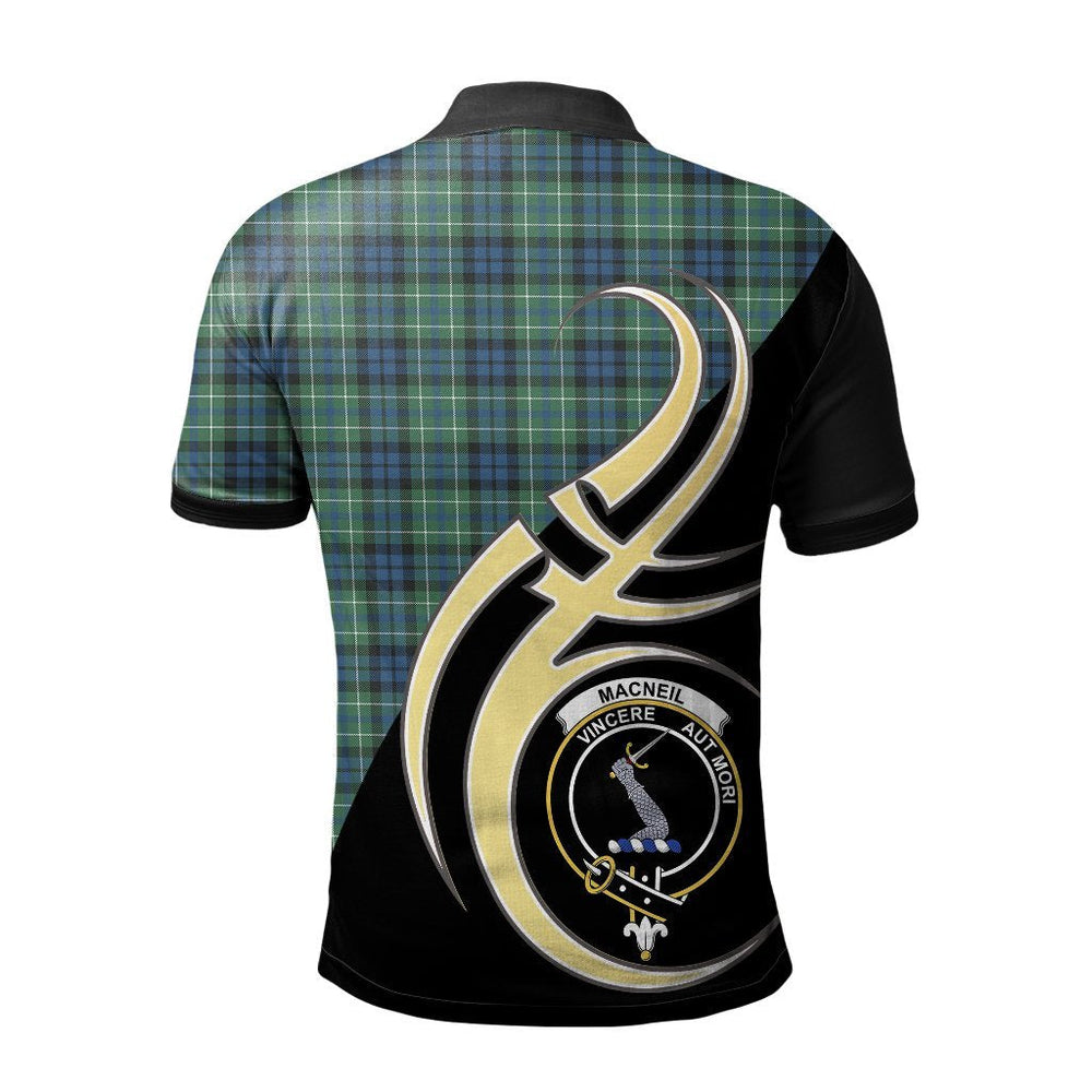 Clan MacNeil of Colonsay Ancient Tartan Polo Shirt - Believe In Me Style JT25 MacNeil of Colonsay Ancient Tartan Tartan Polo