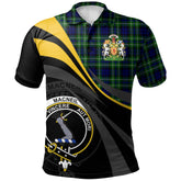 Clan MacNeil of Colonsay Modern Tartan Polo Shirt - Royal Coat Of Arms Style NH30 MacNeil of Colonsay Modern Tartan Tartan Polo
