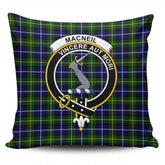 Clan MacNeill of Barra Modern Tartan Crest Pillow Cover JV66 Clan MacNeil / MacNeill Tartan Today
