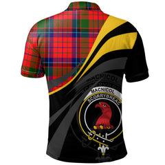 Clan MacNicol of Scorrybreac Tartan Polo Shirt - Royal Coat Of Arms Style YY57 MacNicol of Scorrybreac Tartan Tartan Polo