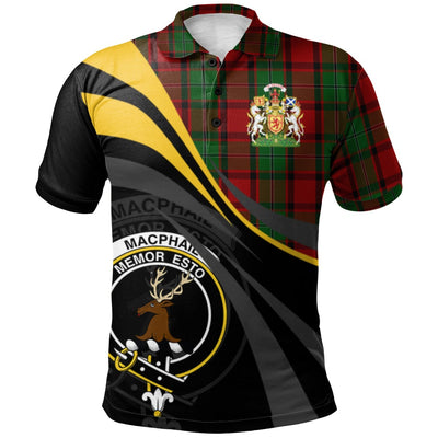 Clan MacPhail Tartan Polo Shirt - Royal Coat Of Arms Style