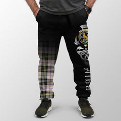 Clan MacPherson Dress Ancient Tartan Crest Jogger Sweatpants Alba Celtic Style GL23 Clan MacPherson Tartan Today