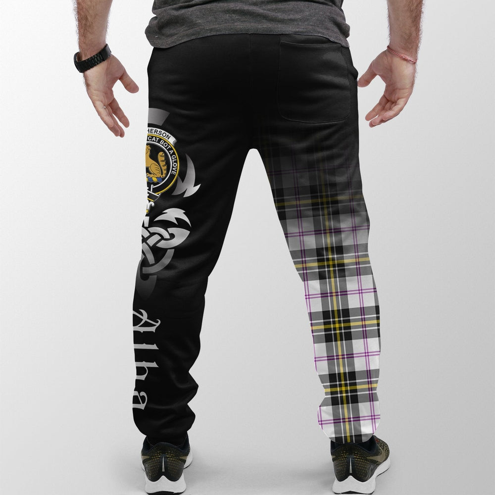 Clan MacPherson Dress Modern Tartan Crest Jogger Sweatpants Alba Celtic Style EL13 Clan MacPherson Tartan Today