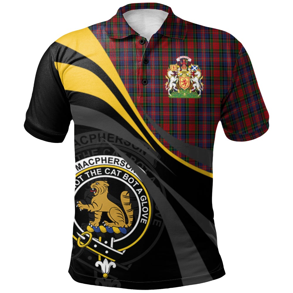 Clan MacPherson 07 Tartan Polo Shirt - Royal Coat Of Arms Style LX55 MacPherson 07 Tartan Tartan Polo