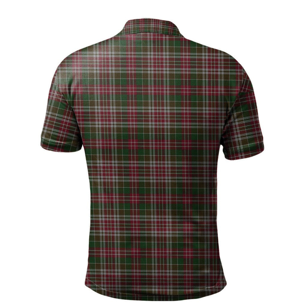 Clan MacPherson 9 Tartan Polo Shirt FK44 MacPherson 9 Tartan Tartan Polo