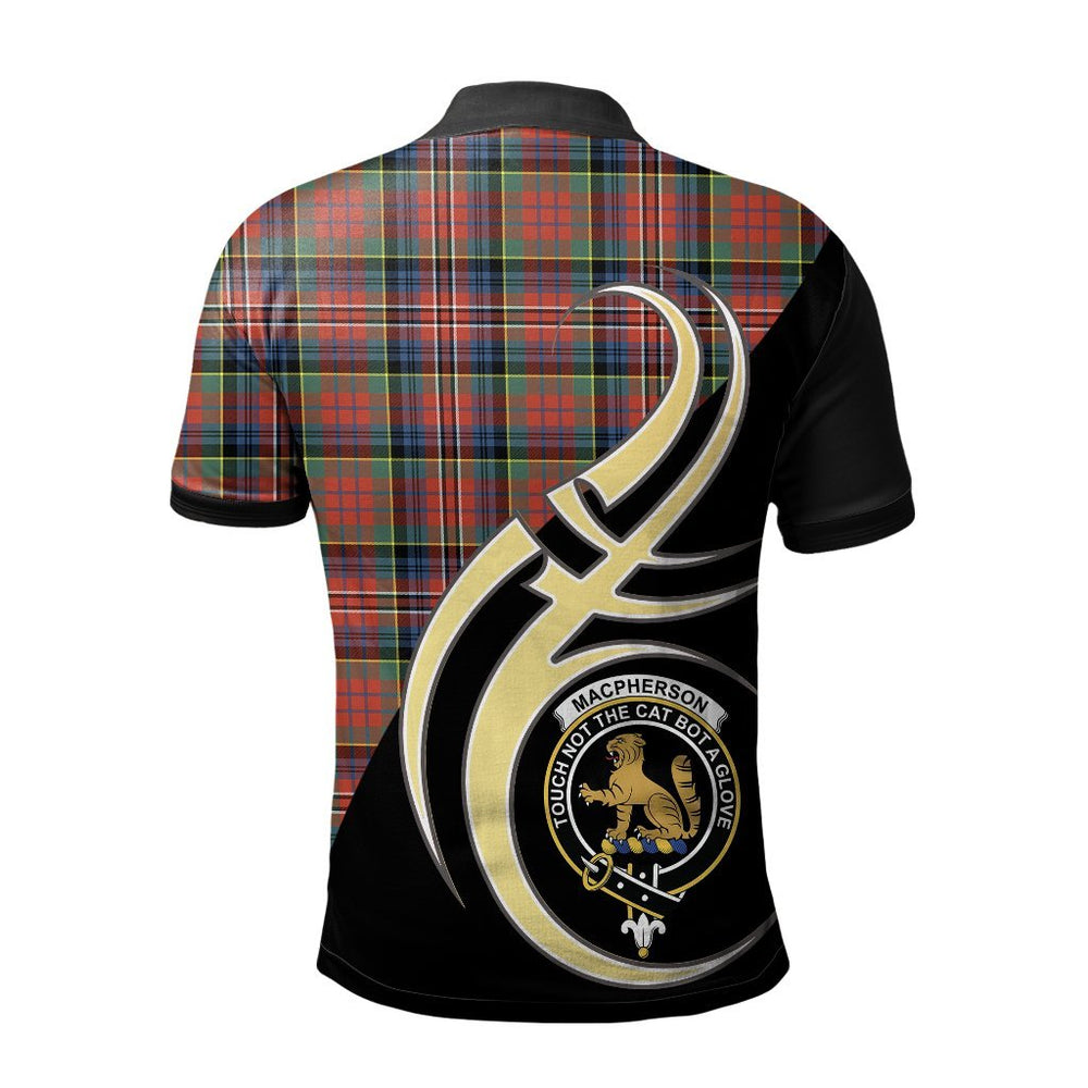 Clan MacPherson Ancient Tartan Polo Shirt - Believe In Me Style VF25 MacPherson Ancient Tartan Tartan Polo
