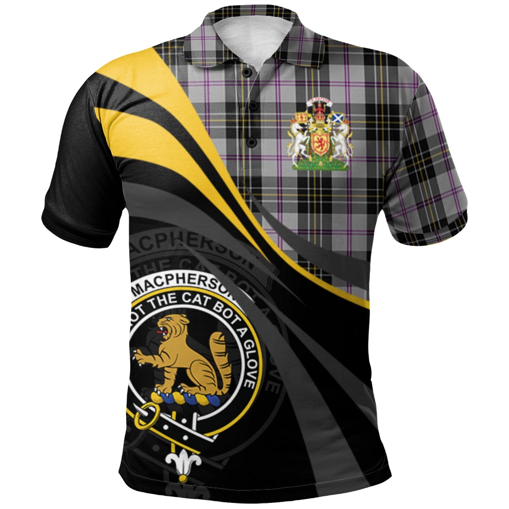 Clan MacPherson Dress 02 Tartan Polo Shirt - Royal Coat Of Arms Style MY62 MacPherson Dress 02 Tartan Tartan Polo