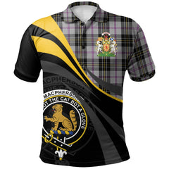 Clan MacPherson Dress 02 Tartan Polo Shirt - Royal Coat Of Arms Style MY62 MacPherson Dress 02 Tartan Tartan Polo