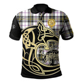 Clan MacPherson Dress Modern Tartan Polo Shirt Viking Wolf WC12 MacPherson Dress Modern Tartan Tartan Polo