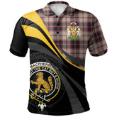 Clan MacPherson Hunting Ancient Tartan Polo Shirt - Royal Coat Of Arms Style JE66 MacPherson Hunting Ancient Tartan Tartan Polo