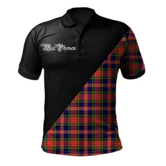 Clan MacPherson Modern Clan - Military Polo Shirt ND85 MacPherson Modern Tartan Tartan Polo