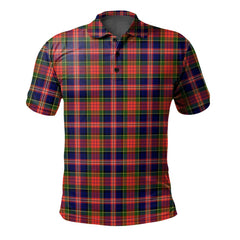 Clan MacPherson Modern Tartan Polo Shirt IB90 MacPherson Modern Tartan Tartan Polo
