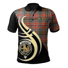 Clan MacPherson Weathered Tartan Polo Shirt - Believe In Me Style JW95 MacPherson Weathered Tartan Tartan Polo