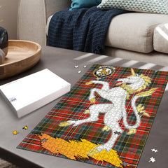 Clan MacPherson Weathered Tartan Crest Unicorn Scotland Jigsaw Puzzles Gift For Family ID81 Clan MacPherson Tartan Today