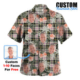Clan MacPherson Dress Ancient Tartan Custom Face Hawaiian Shirt – Unisex Gift for Family Members, Summer Party DX53 MacPherson Dress Ancient Tartan Tartan Hawaii Shirt