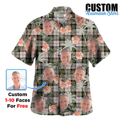 Clan MacPherson Dress Ancient Tartan Custom Face Hawaiian Shirt – Unisex Gift for Family Members, Summer Party DX53 MacPherson Dress Ancient Tartan Tartan Hawaii Shirt