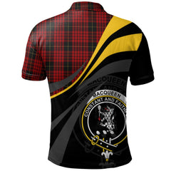 Clan MacQueen Tartan Polo Shirt - Royal Coat Of Arms Style JO94 MacQueen Tartan Tartan Polo