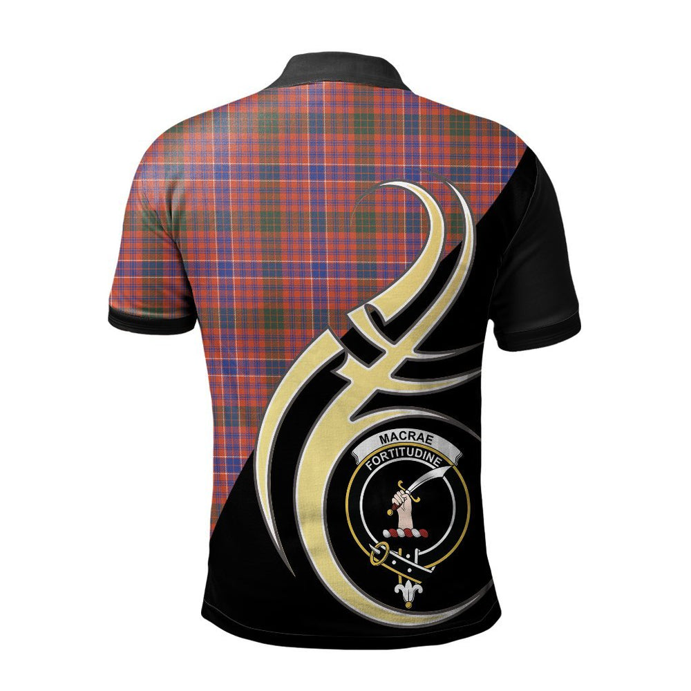 Clan MacRae Ancient Tartan Polo Shirt - Believe In Me Style MT86 MacRae Ancient Tartan Tartan Polo